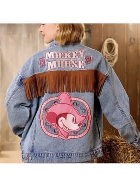 Disney Mickey Mouse Western Denim Jacket